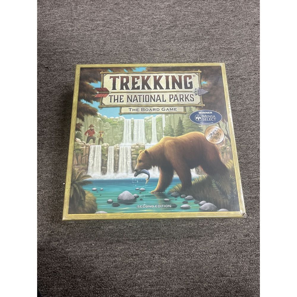 Trekking The National Parks Board Game 2nd Edition America Map Game SEALED